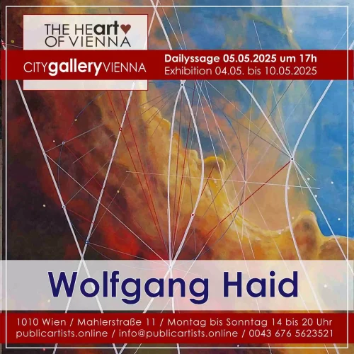 Wolfgang Haid in der CITYgalleryVIENNA