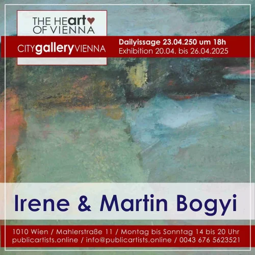 Irene und Martin Bogyi in der CITYgalleryVIENNA