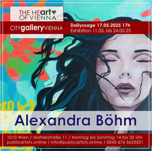 Alexandra Böhm in der CITYgalleryVIENNA