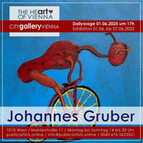 Johannes Gruber shows "Minimalist Surrealism" in the CITYgalleryVIENNA
