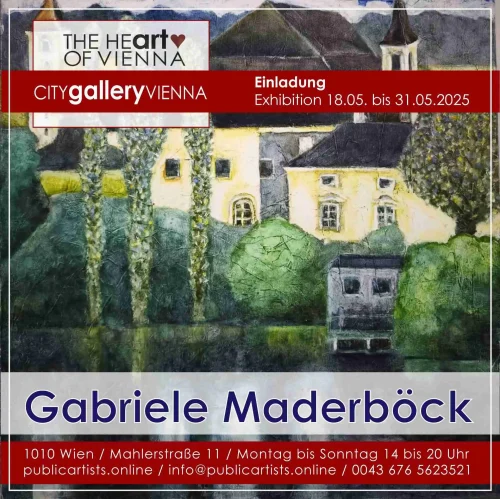 Gabriele Maderböck in the CITYgalleryVIENNA