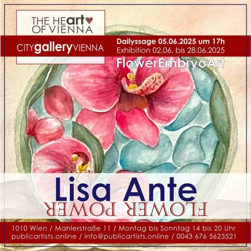 Lisa Ante shows FLOWER POWER in the CITYgalleryVIENNA