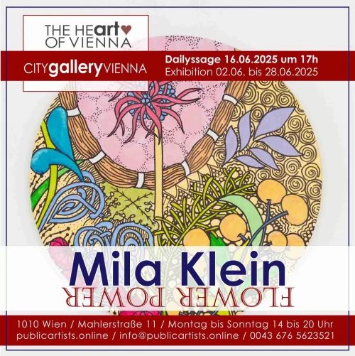 Mila Klein shows FLOWER POWER in the CITYgalleryVIENNA