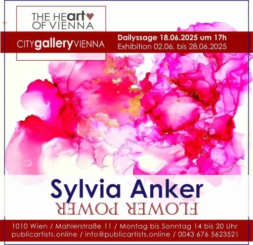 Sylvia Anker vystavuje FLOWER POWER v CITYgalleryVIENNA