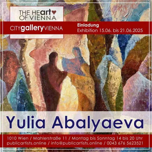 Yulia Abaliaieva in the CITYgalleryVIENNA