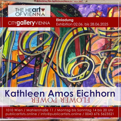 Kathleen Amos Eichhorn shows FLOWER POWER in the CITYgalleryVIENNA