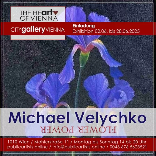 Michael Velychko shows FLOWER POWER in the CITYgalleryVIENNA