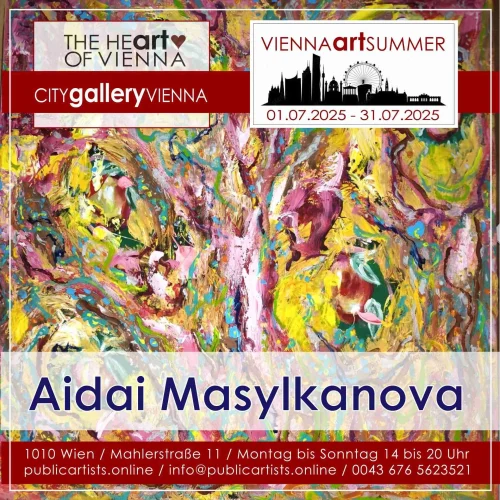 Aidai Masylkanova at VIENNA ART SUMMER 2025