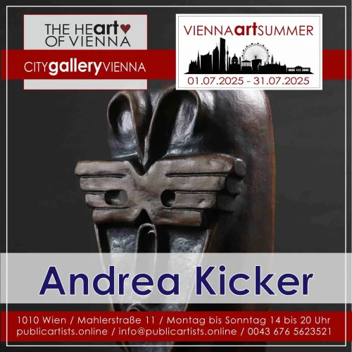 Andrea Kicker a VIENNA ART SUMMER 2025 kiállításon