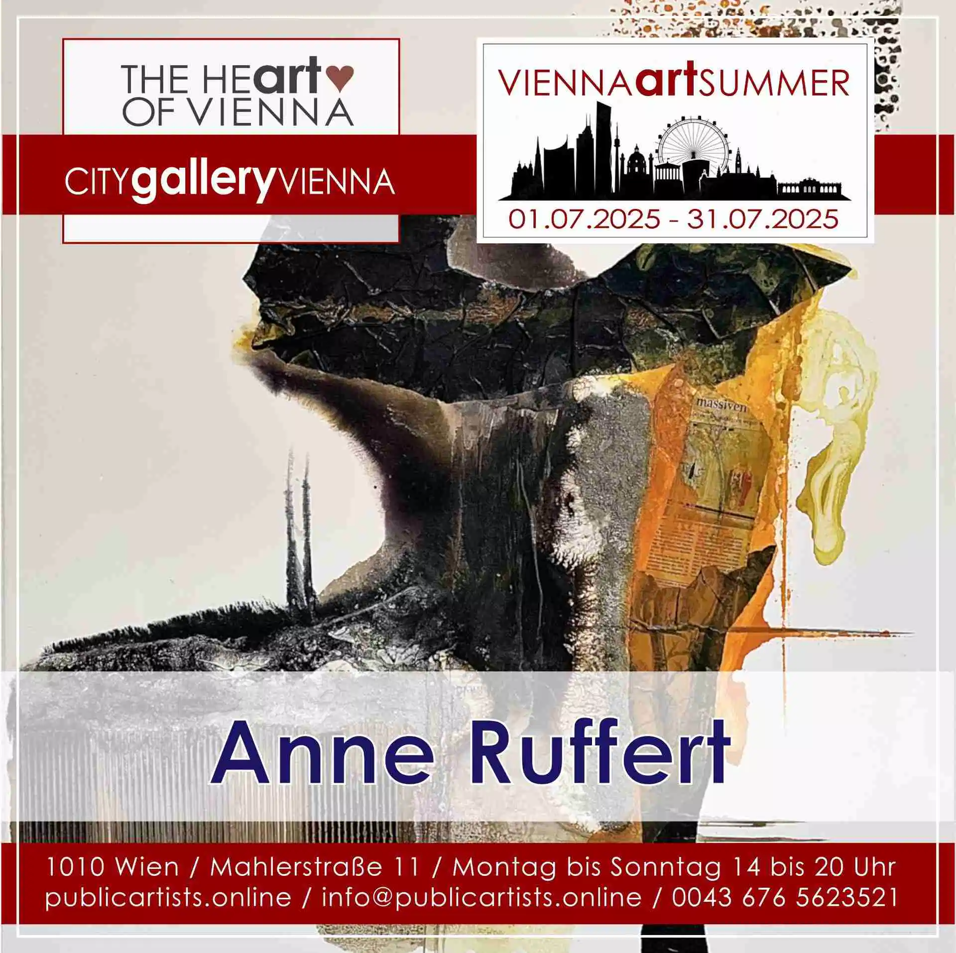 Anne Ruffert na VIENNA ART SUMMER 2025