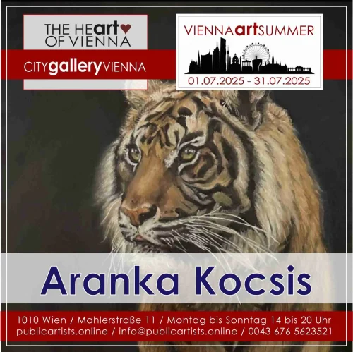 Kocsis Aranka a VIENNA ART SUMMER 2025 kiállításon