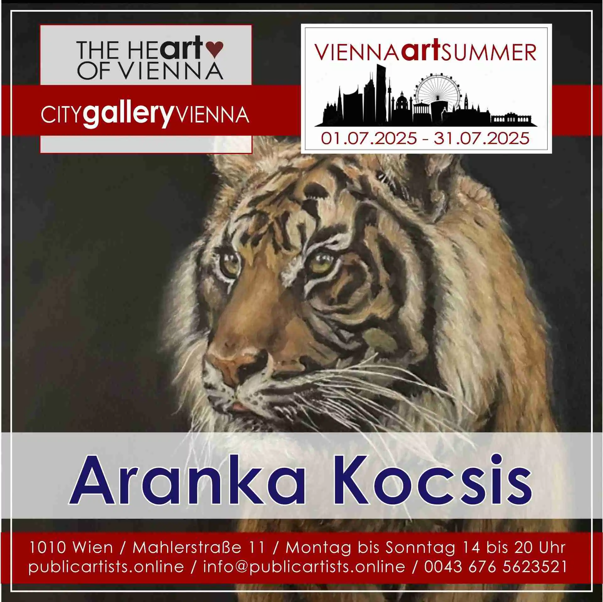 Aranka Kocsis a VIENNA ART SUMMER 2025