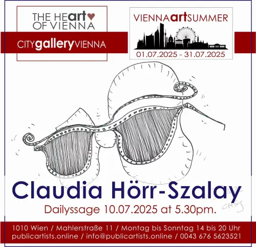 Claudia Hörr-Szalay a VIENNA ART SUMMER 2025 kiállításon