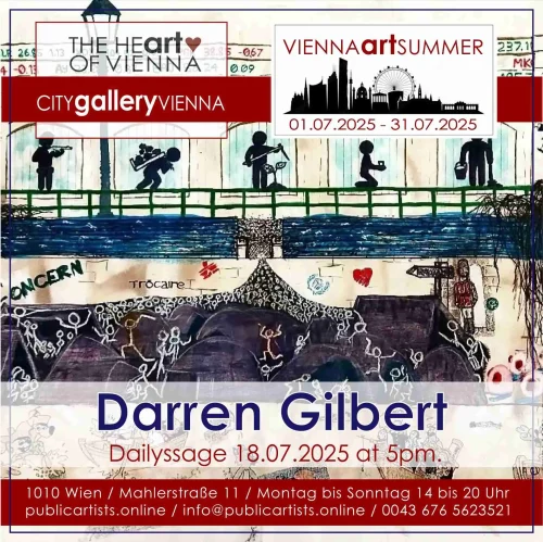 Darren Gilbert a VIENNA ART SUMMER 2025 kiállításon
