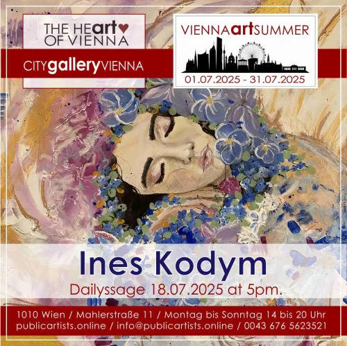 Ines Kodym a VIENNA ART SUMMER 2025 kiállításon