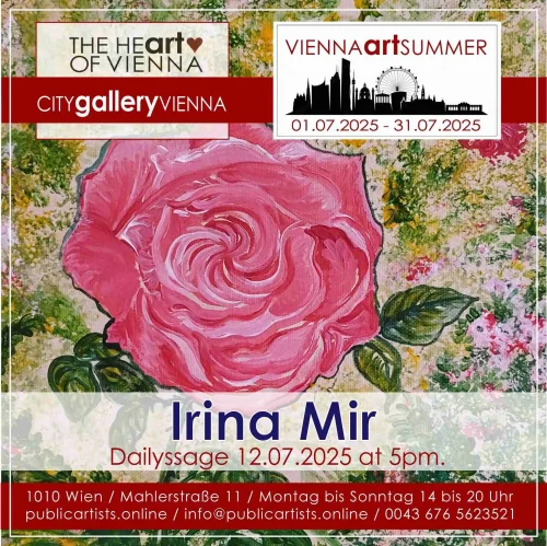 Irina Mir a VIENNA ART SUMMER 2025 kiállításon