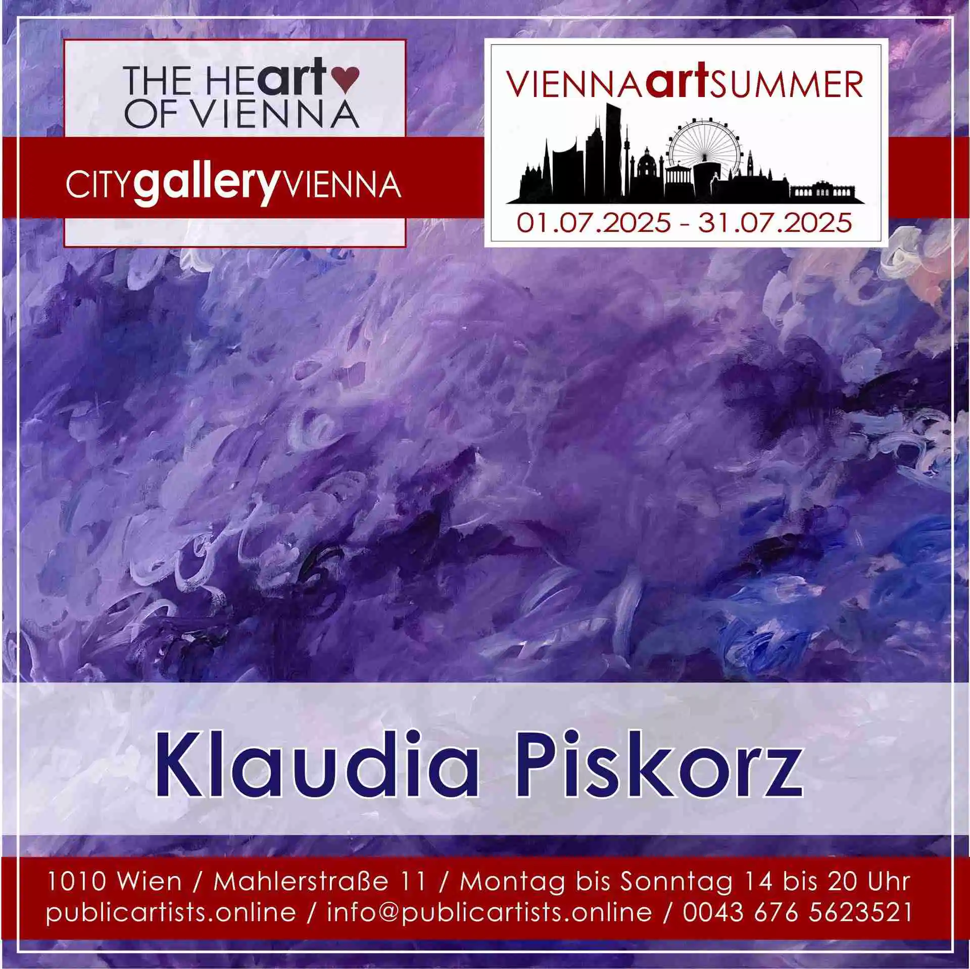 Klaudia Piskorz à VIENNA ART SUMMER 2025