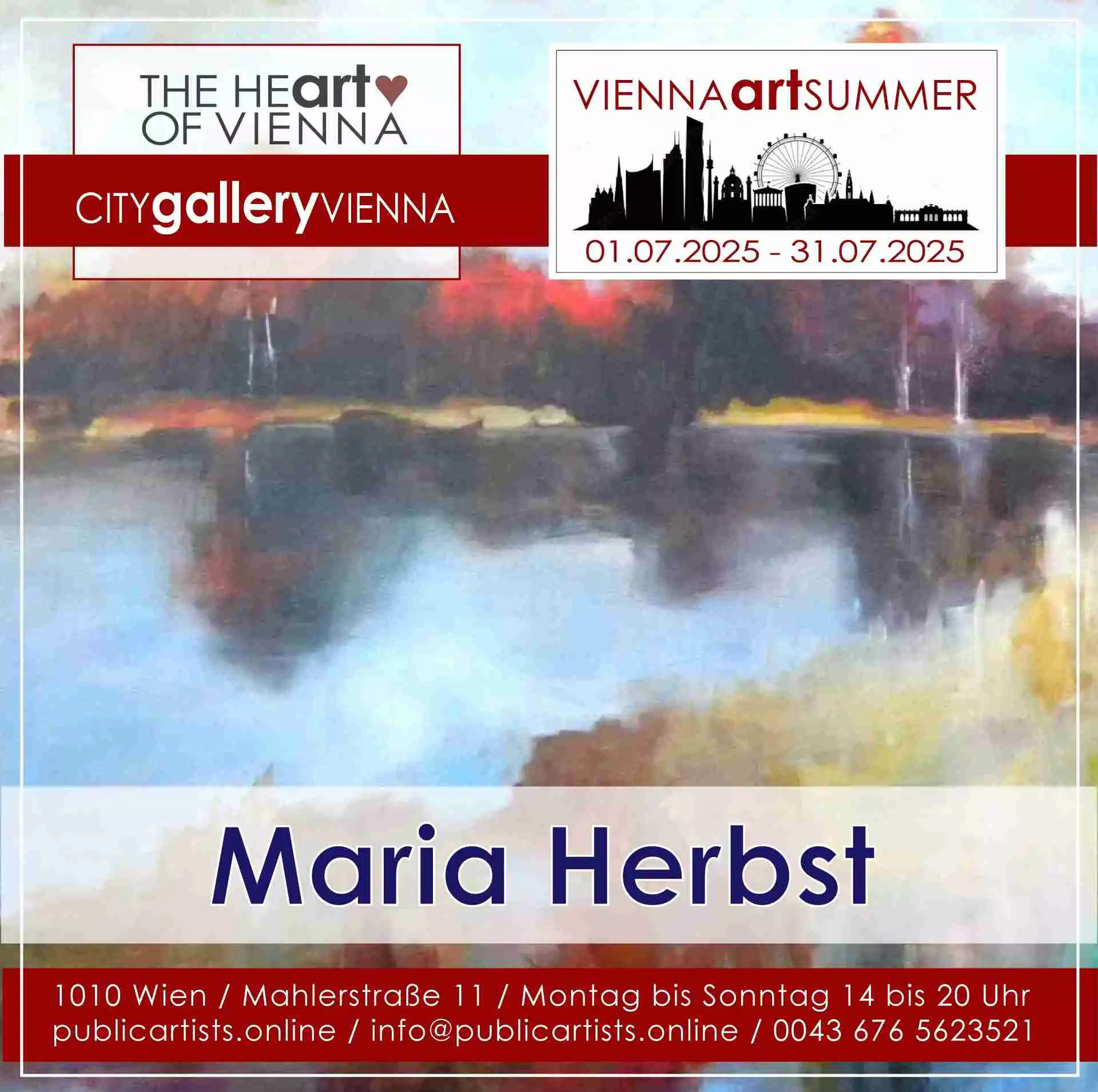 Maria Herbst a VIENNA ART SUMMER 2025 kiállításon