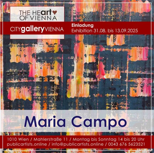 Maria Campo in der CITYgalleryVIENNA