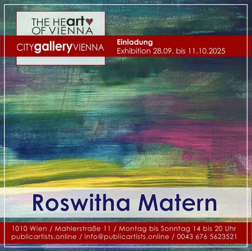 Roswitha Matern in der CITYgalleryVIENNA