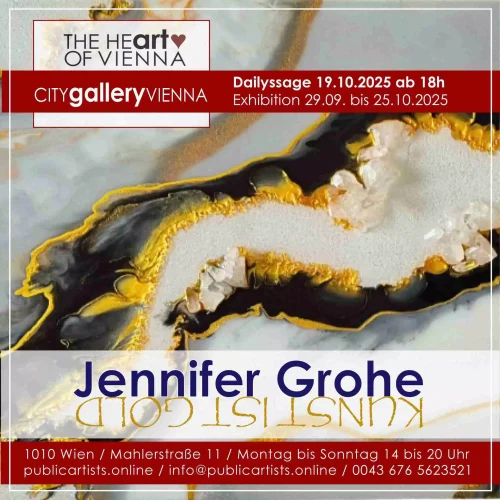 Jennifer Grohe bemutatja a KUNST IST GOLD-ot