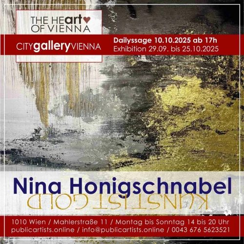 Nina Honigschnabel bemutatja a KUNST IST GOLD-ot