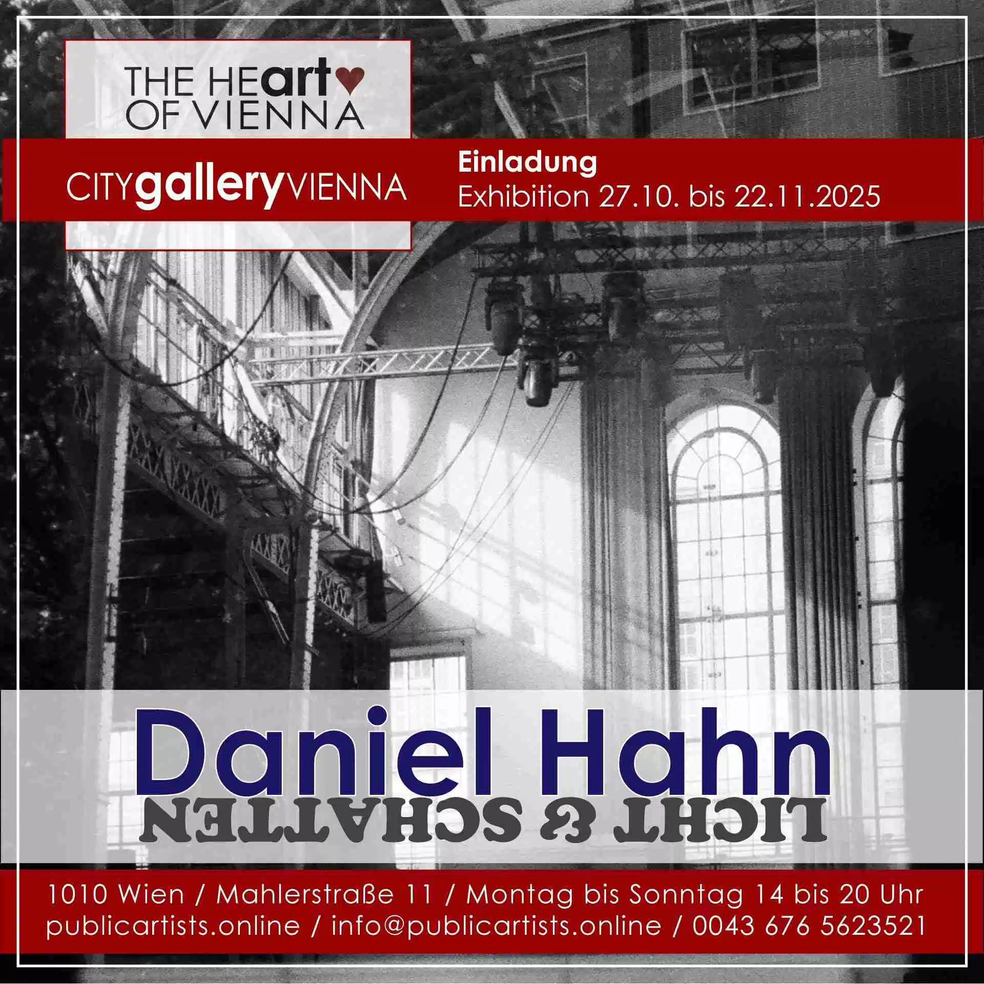 Daniel Hahn mostra LICHT & SCHATTEN