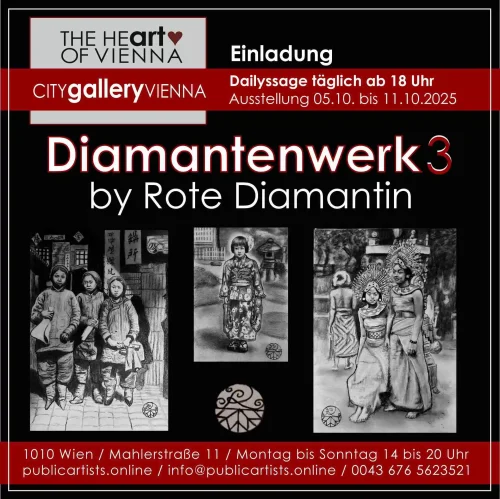 Vörös gyémánt a CITYgalleryVIENNA-ban