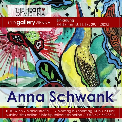 Anna Schwank a CITYgalleryVIENNA-ban