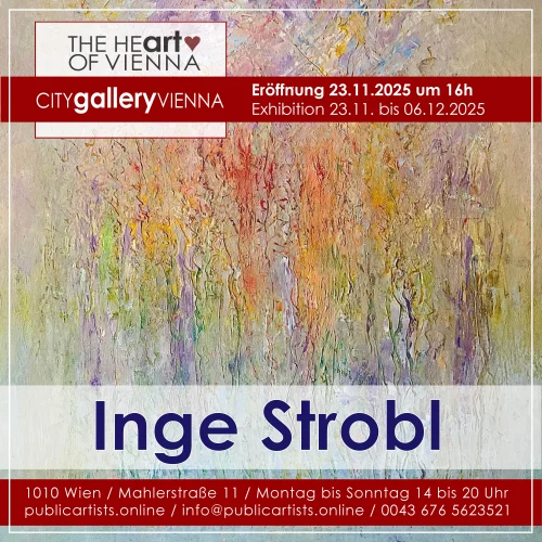 Inge Strobl in der CITYgalleryVIENNA