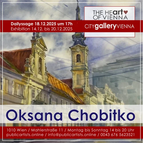 Oksana Chobitko CITYgalleryVIENNA'da