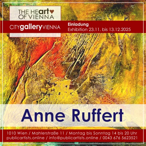 Anne Ruffert in der CITYgalleryVIENNA