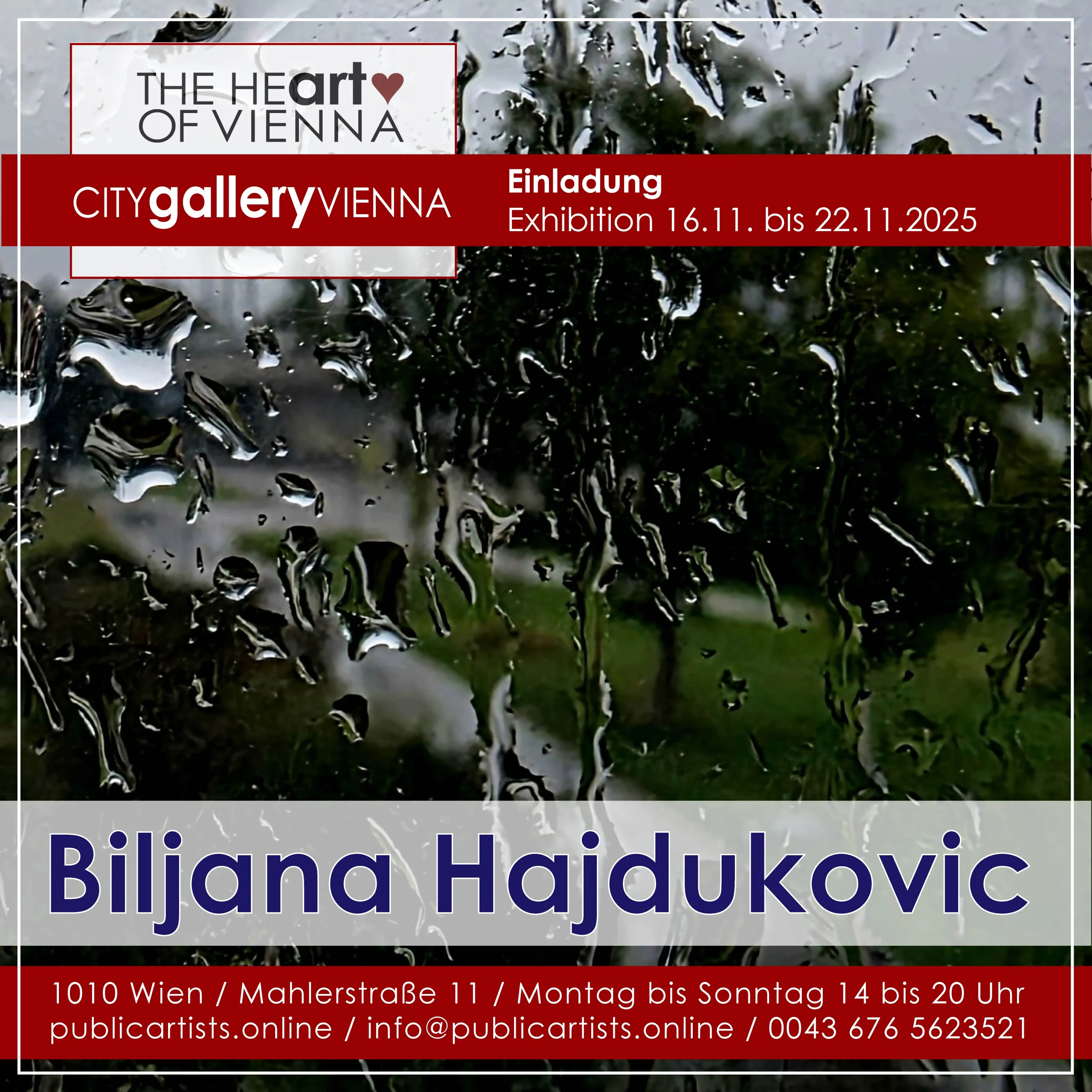 Biljana Hajdukovic a CITYgalleryVIENNA-ban