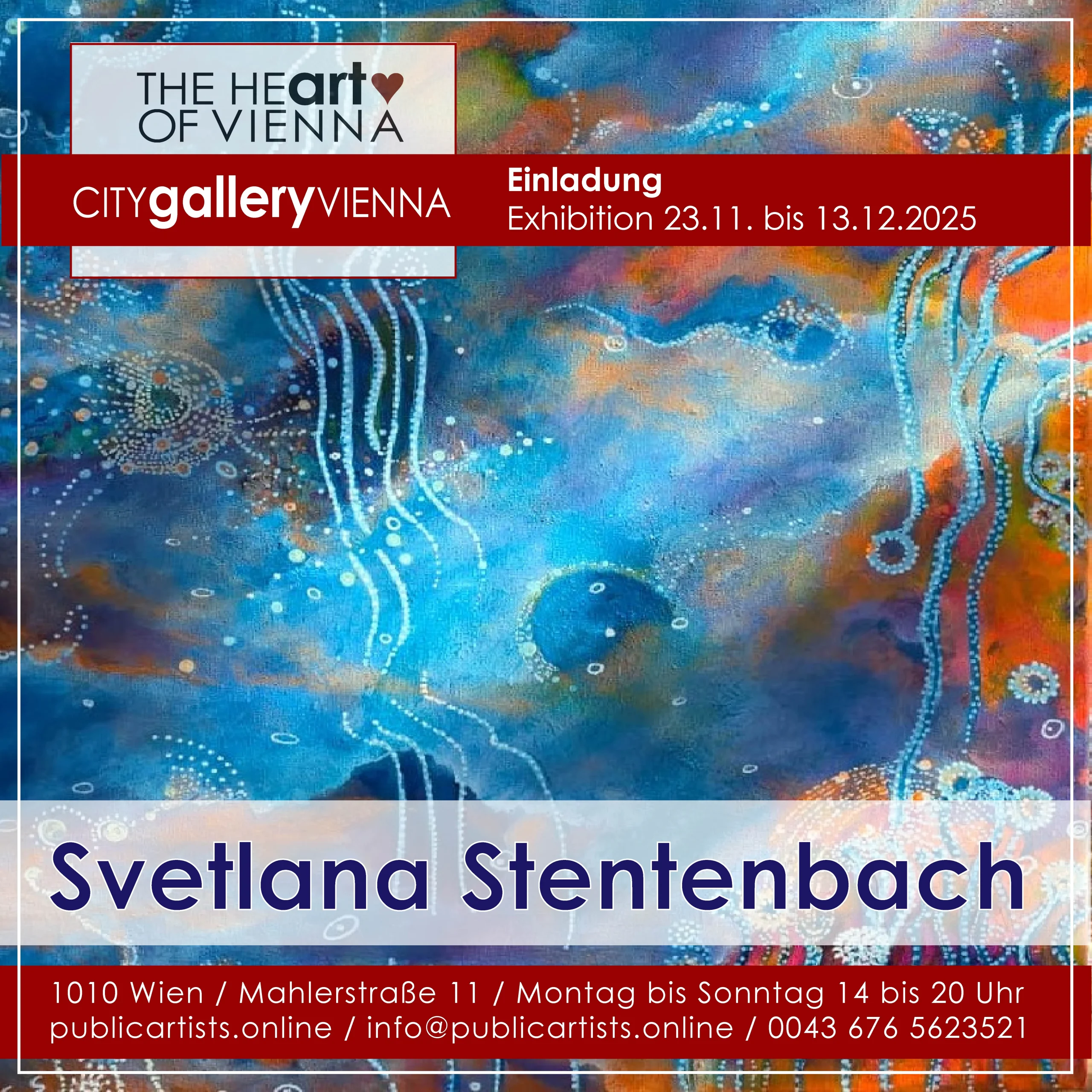Svetlana Stentenbach nella CITYgalleryVIENNA