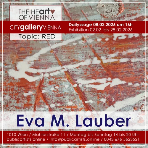 Eva Lauber zeigt “RED” in der CITYgalleryVIENNA
