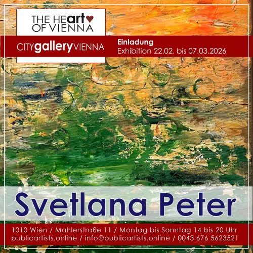 Svetlana Peter in the CITYgalleryVIENNA