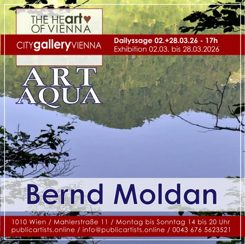 Bernd Moldan vystavuje „ART AQUA“ v CITYgalleryVIENNA