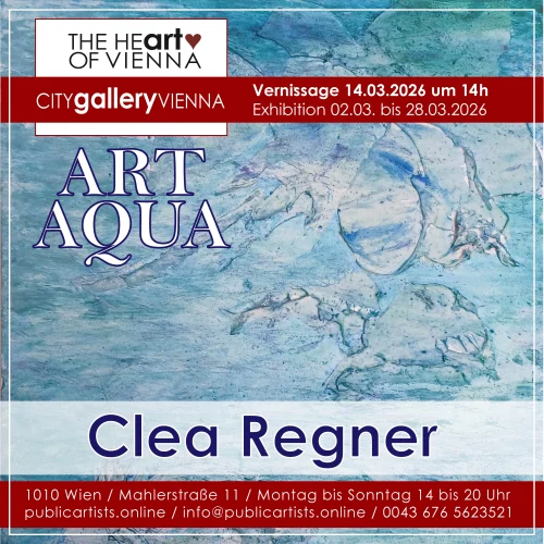 Clea Regner presents „ART AQUA“ at the CITYgalleryVIENNA