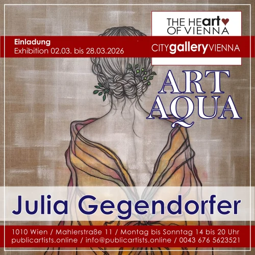 Julia Gegendorfer zeigt “ART AQUA” in der CITYgalleryVIENNA