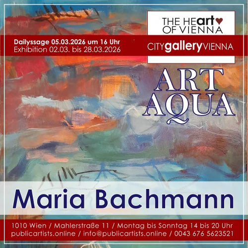 Maria Bachmann představuje výstavu „ART AQUA“ v CITYgalleryVIENNA