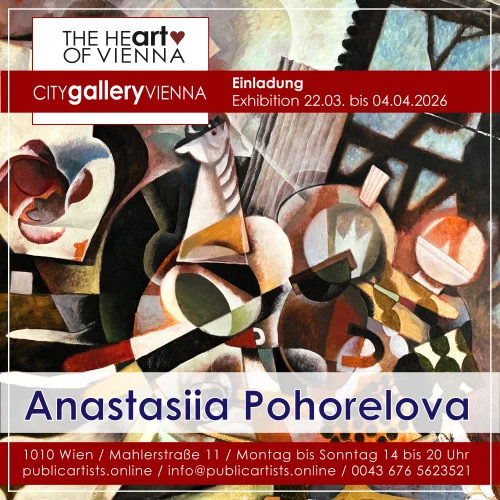 Anastasiia Pohorelova in der CITYgalleryVIENNA