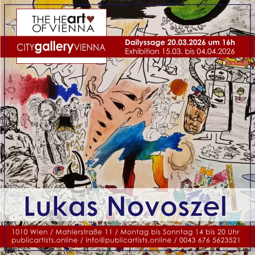 Lukas Novoszel in der CITYgalleryVIENNA