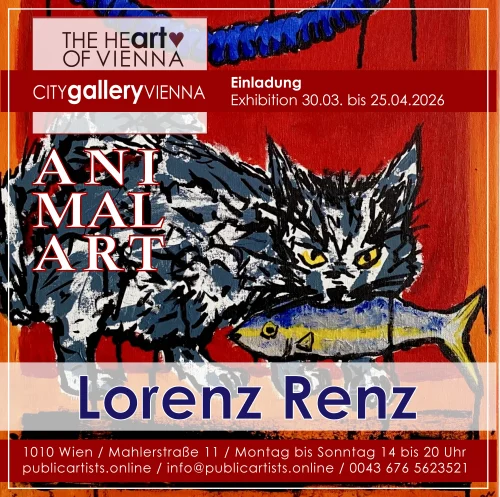 Lorenz Renz zeigt “ANIMAL ART” in der CITYgalleryVIENNA