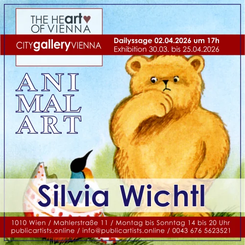 Силвия Вихтл показва „ИЗКУСТВОТО НА ЖИВОТНИТЕ“ в CITYgalleryVIENNA