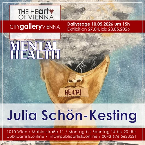 Julia Schön-Kesting „MENTAL HEALTH“ című kiállítását mutatja be a CITYgalleryVIENNA-ban