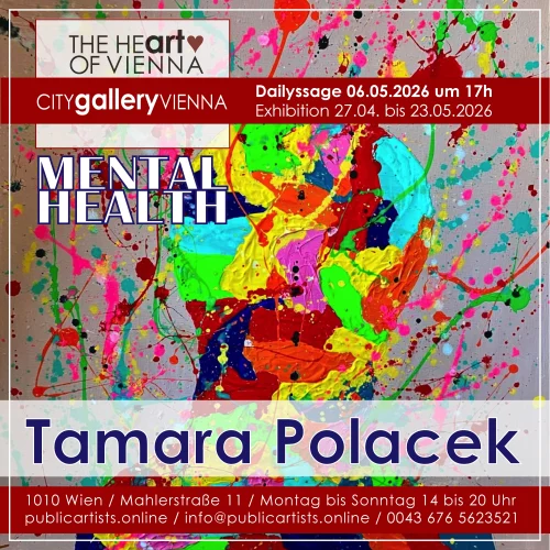 Tamara Poláček vystavuje „MENTÁLNÍ ZDRAVÍ“ v CITYgalleryVIENNA