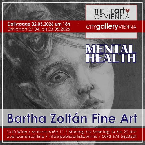 Bartha Zoltán Fina Art kiállítása „LELKI EGÉSZSÉG“ a CITYgalleryVIENNA-ban