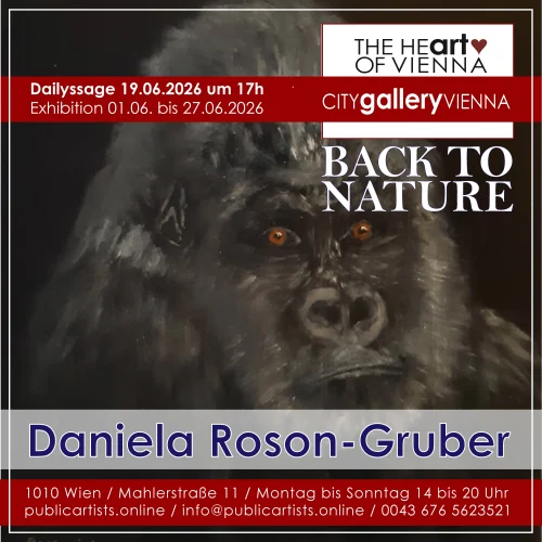 Daniela Roson-Gruber „BACK TO NATURE“ című kiállítását mutatja be a CITYgalleryVIENNA-ban
