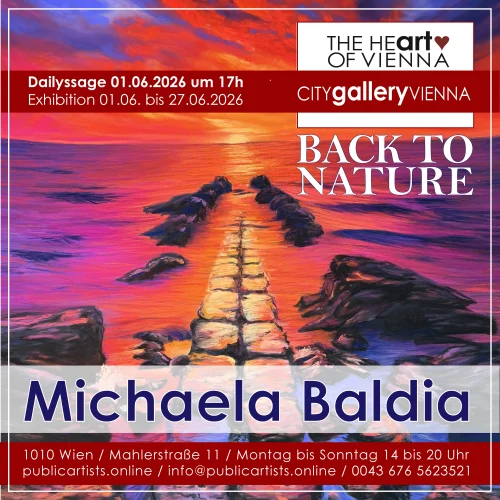 Michaela Baldia představuje výstavu „BACK TO NATURE“ v CITYgalleryVIENNA