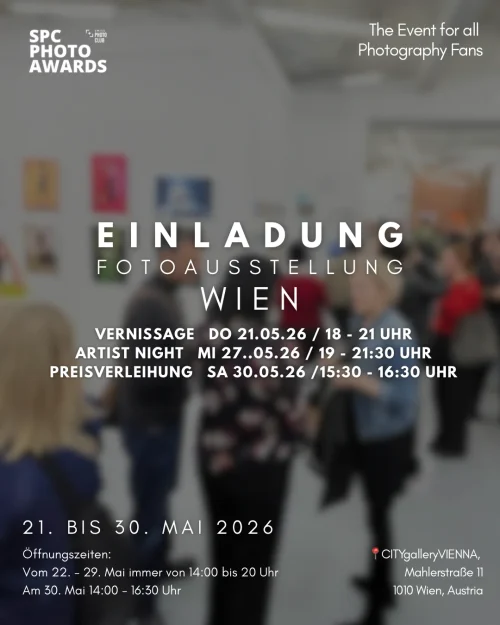 Swiss Photo Club uděluje cenu SPC Award v CITYgalleryVIENNA